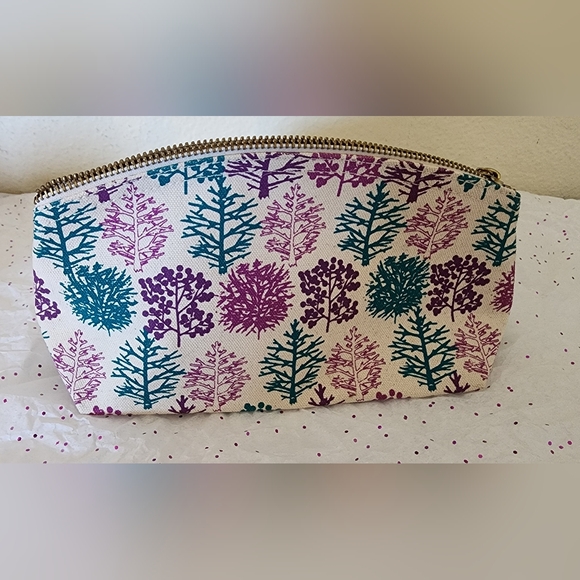 Colorful Tree Pattern Pouch - Picture 2 of 6